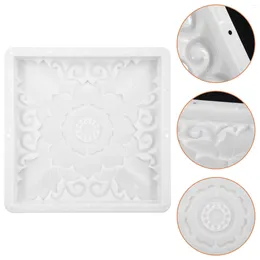 Garden Decorations Floor Tile Mold Concrete Molds For Walkways Paving Mould Pavement Decor Paver Plastic Paths Maker