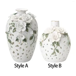 Vases Ceramic Flower Vase Pot Modern Centrepiece Plant Holder For Kitchen Dining Room Office Dried Arrangement Desktop