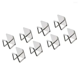 Kitchen Storage 8pcs Sponge Rack Self Adhesive Sink Drain Drying Holder Wall Racks Holders Home