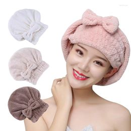 Towel Soft Women Microfiber Hair Bath Towels For Adults Home Terry Absorbent Bathroom Shower Turban Drying 1Pc