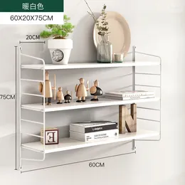 Hooks Nordic Iron Art Steel Wood Shelf TV Wall Decoration Mounted Partition Book Living Room Bedroom Home Organiser