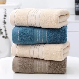 Towel Full Cotton Thickened Absorbent Quick Household Bath With Pure Striped Dry Set Soft Adult Face Hand Towe