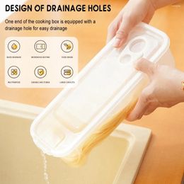 Storage Bottles Heating Microwave Pasta Cooker Cooking Box Non Sticking Noodle For Kitchens Dorms