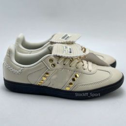 2024 Wales Sam Bonner Bas Low Originals Shoes White Black Golden Designer Men Women Sneakers Casual Shoe Top Quality IG4303/IG4304