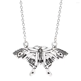 Chains Fashion Sterling Silver Butterfly Pendant Necklace Chain Gift For Women Wedding Engagement Jewelry