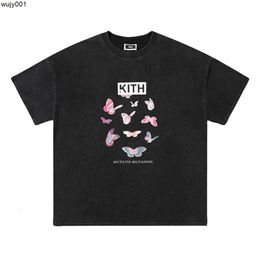 Mens Designer Shirt Butterfly Letter Fashion Men Streetwear Cotton Casual
