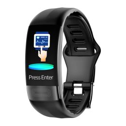 Wristbands P11 ECG+PPG Smart Band Blood Pressure HR Monitor Smartband Fitness Tracker Watch Pedometer Smart Bracelet For IOS Android phone