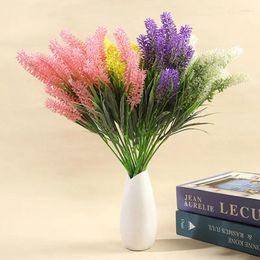 Decorative Flowers 35cm Artificial Plant PE Lavender Home Decor Christmas Crafts Flower Arrangement Diy Living Room Fake Bonsai Wedding