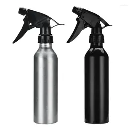 Storage Bottles 250ml Durable Refillable Aluminium Alloy Bottle Empty Water Sprayer Barber Hair Cutting Hairdressing Tools Drop
