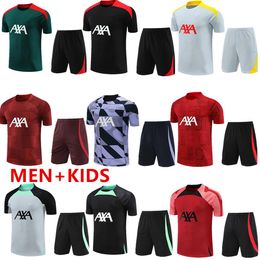 2023 2024 football tracksuit kit 23 24 mens kids half pull training jersey football tracksuit survetement foot chandal football tracksuitfootball tracksuit