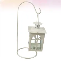 Candle Holders Party Light Wind Iron Craft Lamp Floor Lantern Dinner Table Decor