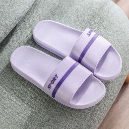 Fashion Woman Slippers Indoor Slipper Purple Slides Summer Beach Shoes for Women