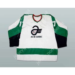 Gdsir Custom WHITE 17 QUEBEC ACES HOCKEY JERSEY NEW Top Ed S-M-L-XL-XXL-3XL-4XL-5XL-6XL