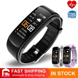 Wristbands 2022 Fitness Bracelet Blood Pressure Measurement Pedometer Smart Band Hear Rate Monitor Waterproof Health Fitness Tracker Watch