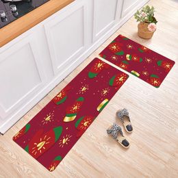 Carpets 2 Piece Non Slip Kitchen Mat Runner Rug Set Doormat Merry Christmas Snowman Door Mats Backing Carpet Indoor Twin Sized Blanket