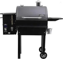 Tools 24MZG SmokePro Slide Smoker With Fold Down Front Shelf Wood Pellet Grill