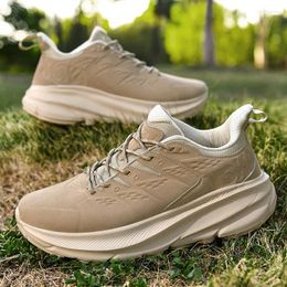 Casual Shoes EZIIOT Men's Fashion Sports Slow Pigskin Fabric Comfortable Light High-end Outdoor Travel Large Size