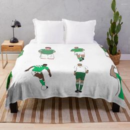 Blankets Classic XI - Ireland Dream Irish Football Designs Throw Blanket Plaid Bed Designer Stuffed