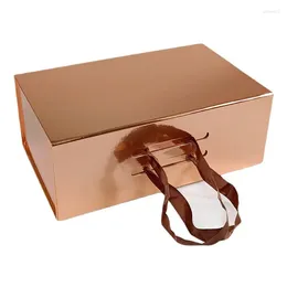 Gift Wrap Hand Holding Foldable Clothes Box Magnet Sticky Shoes