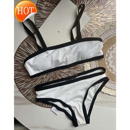 2024 High Quality Designer Swimwear Paris Womens s Set Sexy Classics Swimsuits Ladies Bathing Suit Fashion Beach Summer Swim Wears Luxury Clothing Brand Women xl Biq