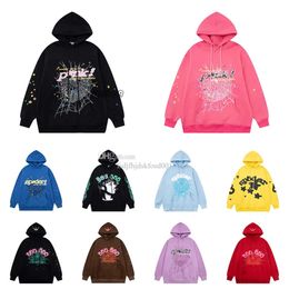 spider hoodie kids Hoodies Designer Mens Pullover Red Sp5der Young Thug 555555 Angel Hoodies Men Womens Hoodie Embroidered Spider Web Sweatshirt Joggers US Size S-XL