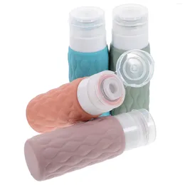 Storage Bottles 4pcs Travel Bottle Lotion 100ml Shampoo And Conditioner Container