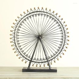 Window Stickers Home Furnishing High-grade Iron Ornamental Decoration Furnishings Jewelry Crafts Business Space Club Happy Ferris Wheel