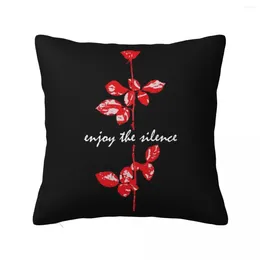 Pillow Enjoy The Silence Throw Christmas Decorations 2024 Decorative Cover For Living Room S