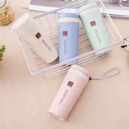 Mugs Creative Portable Carrying Cup Environmental Protection Water Travel Straw Plastlc Mug Bottle Office Coffee Tea