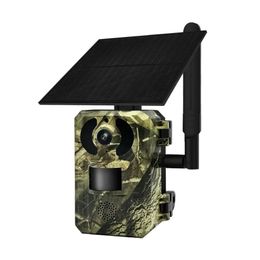 2024 4G SIM Solarkamera Jagd Trail Kamera Wildlife Tracking Überwachung Infrarot Nachtsicht Wildkameras Foto -Fallen -App UCON
