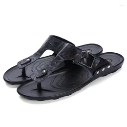 Slippers In V Slide Sandalias De For Piscine Shoes Sandalen Transpirables Homme Sandals Vietnam Men Size Sandalle Genuine Flat