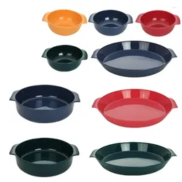 Plates Nut Candy Serving Tray Round Plastic Platters Storage Container With Individual Dishes For Nuts Fruit Cracker Plate