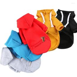 Dog Apparel Pet Supplies Small Medium Large Zipper Pocket Pure -colored Clothes Sweaters Teddy Big Fa Fighting Accessories