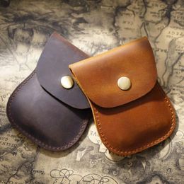 Wallets Handmade Designer Men Coin Purse Cowhide And Card Retro Change Wallet Mini Bag