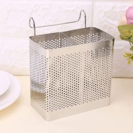 Kitchen Storage Hanging Stainless Steel Chopsticks Spoons Fork Knife Organiser Rack Cutlery Holder Drainer Racks Basket