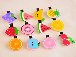 Dog Apparel Grooming Clip Pet Hair Hairpin Cartoon Fun Personalized Jewelry Acrylic Simulation Fruit