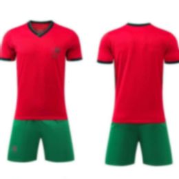 Soccer Sets/tracksuits Men's Tracksuits 24-25b Portugal Team Football Jersey Adult Training
