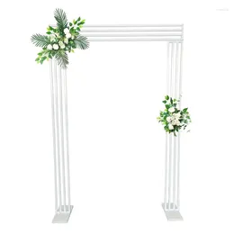 Party Decoration Arch Metal Frame Wrought Iron Screen Wedding Background Props Geometric Artificial Flower Stand