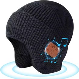 2024 Fashion Design New Private Wireless Music Headphone with Stereo Charging for Both Ears, Detachable and Washable Bluetooth Cap for sports drive yoga relax enjoy