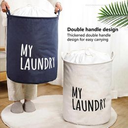 Laundry Bags Basket Storage Bag Waterproof Foldable Drawstring With Handle Thickened Dirty Clothes Sundries Toys Hamper Home Supplies