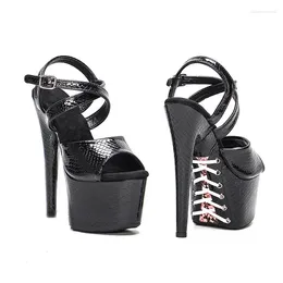 Dance Shoes PU Uppre Color High Heel Sandals 17cm/7inch Sexy Model Show And Pole Dancing 074