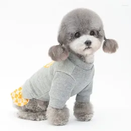 Dog Apparel Winter Dress Pomeranian Clothes Yorkshire Terrier Puppy Clothing Cat Shih Tzu Maltese Poodle Bichon Pet Costume Dresses 2024