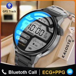 Watches 2022 Smart Watch Men Bluetooth Call NFC GPS Movement Track Sport Watches Wireless Charging ECG Women Smartwatch For Android IOS