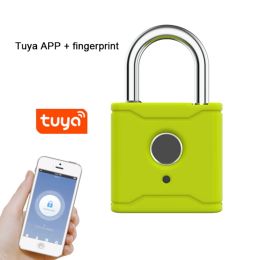 Lock Tuya Fingerprint Padlock Bluetooth Smart Bag Easy Operation APP Remote Control Door Lock