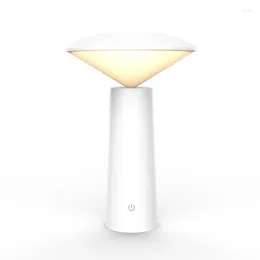 Table Lamps Modern LED Desk Light With Adjustable Brightness Bedroom Reading Indoor Decoration Portable USB Charging