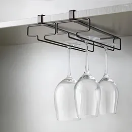 Kitchen Storage 2024 Glass Stand Inverted Rack Under Wall Mount Cabinet Without Punch Manager Tools