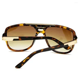 Sunglasses Vintage Square For Men And Women - Classic Designer Shades With Mirrored Lens