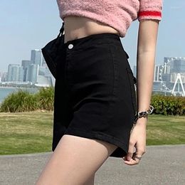 Women's Jeans Waist Shorts Black Spice Retro Denim Look Sexy Fashoin Brand High Quality Arrivals Short Pant For Female