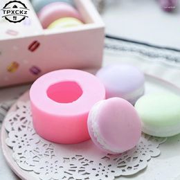 Baking Moulds 3D Stereo Macaron Style Silicone Mould DIY Handmade Soap Candle Fondant Cake Decorating Tools Chocolate Candy