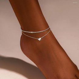 Anklets Canner Real 925 Silver Anklet For Women Five-Pointed Star Flower 18K Gold Plated Zircon Adjustable Luxury Jewellery Party Gifts